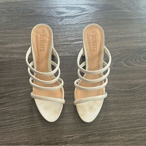 SCHUTZ Felisa Leather Sandal Size: 9.5